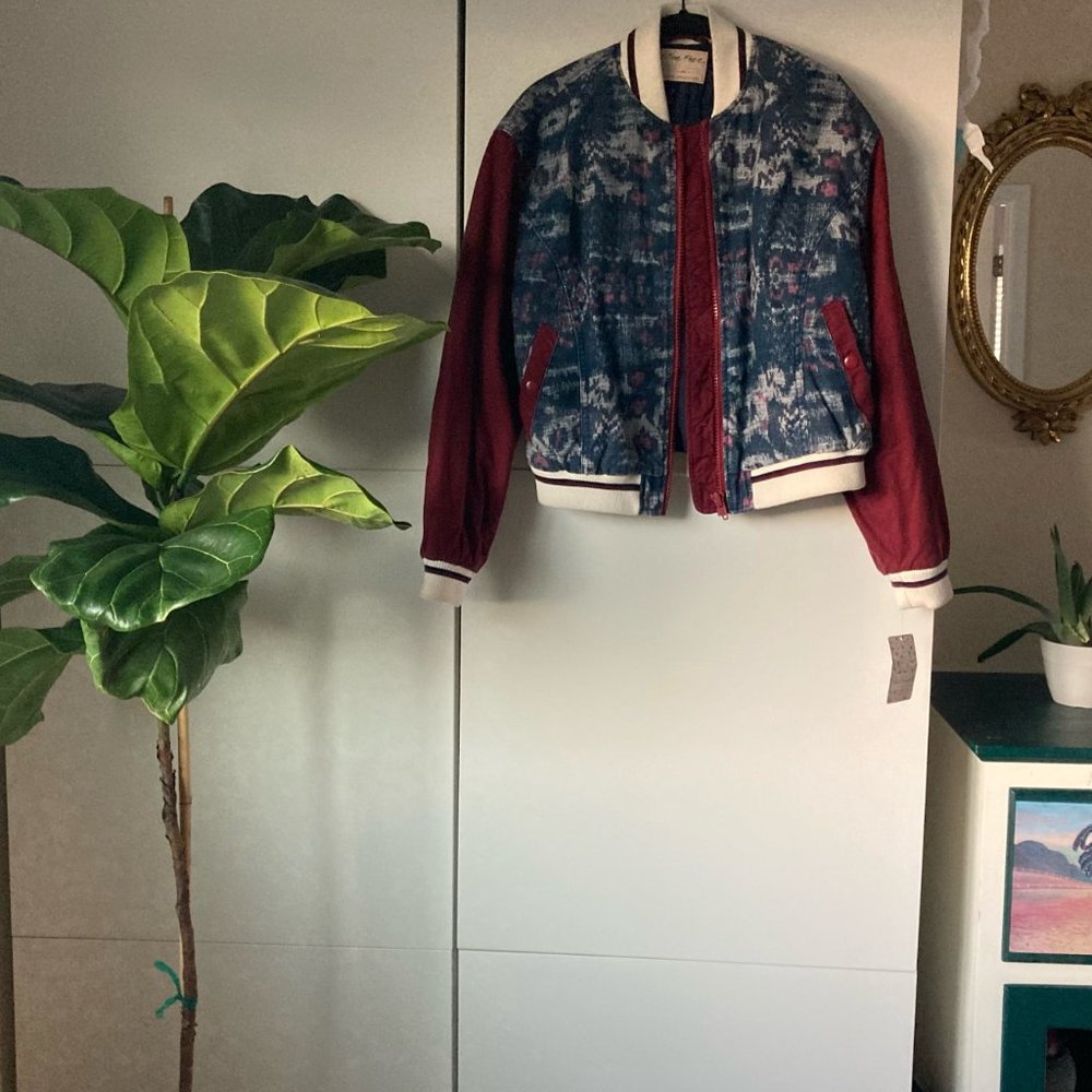 NWT We the Free Ikat Bomber Jacket